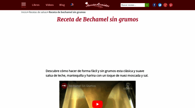 bechamel.recetascomidas.com