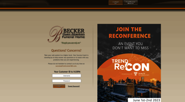 beckerdyer.frontrunnerpro.com