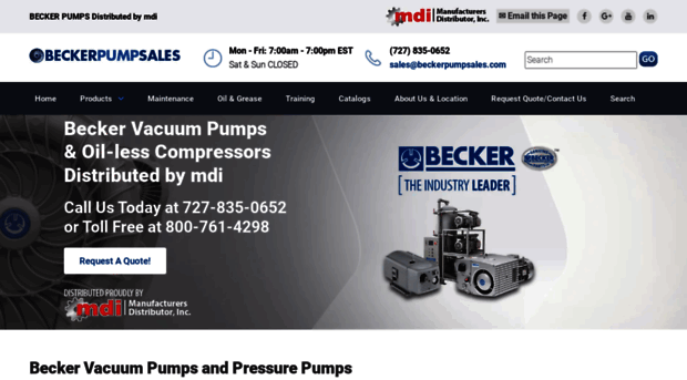 beckerpumpsales.com