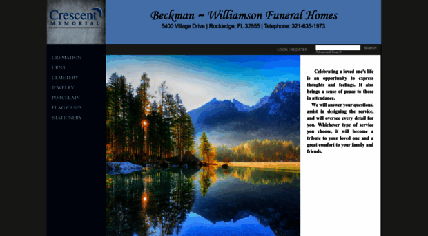 beckmanwilliamson62377.crescentmemorial.com