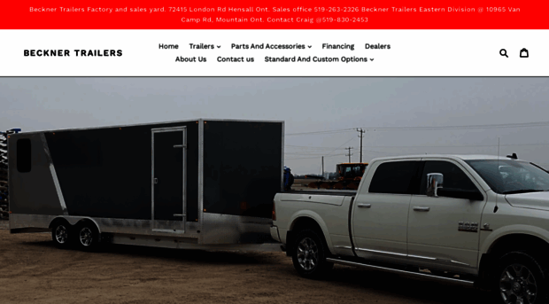 becknertrailers.com