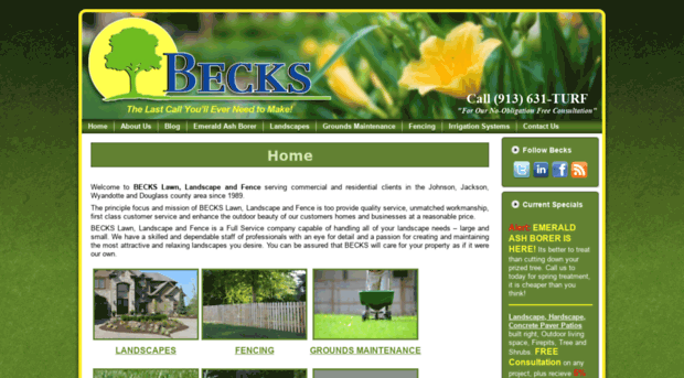 beckslandscapeandfence.com