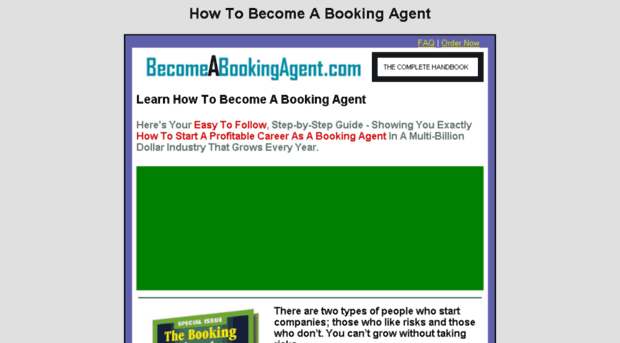 becomeabookingagent.com