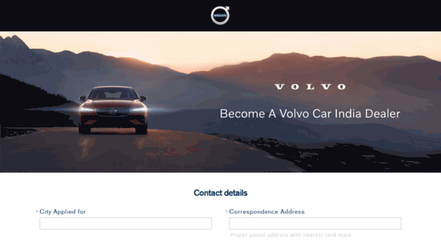 becomeadealer.volvocarindia.com