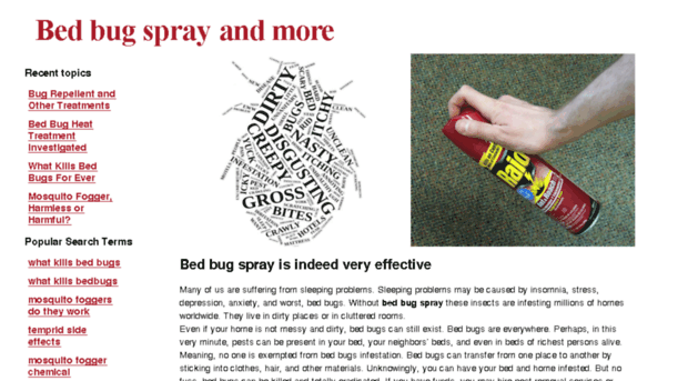 bed-bug-spray.net