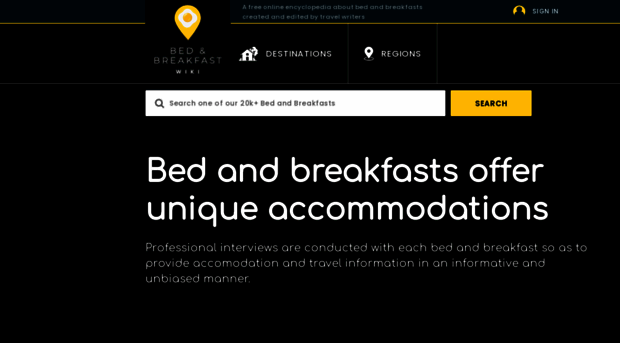 bedandbreakfasts.wiki