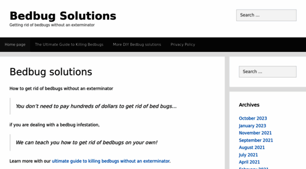 bedbugs.solutions