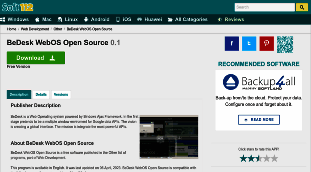 bedesk-webos-open-source.soft112.com