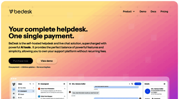 bedesk.vebto.com