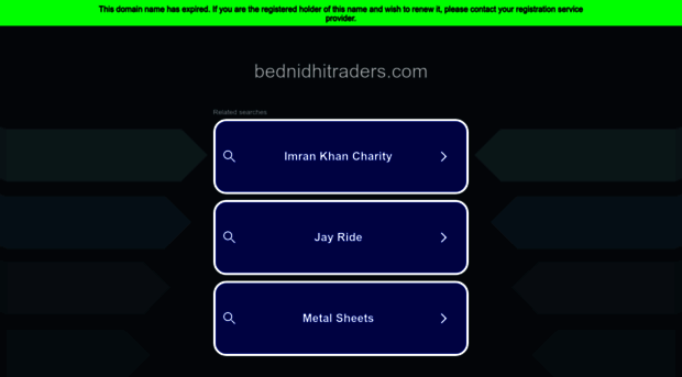 bednidhitraders.com