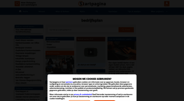 bedrijfsplan.startpagina.nl
