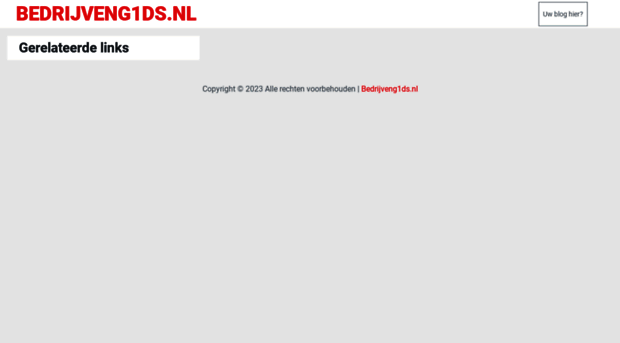 bedrijveng1ds.nl