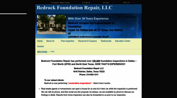 bedrockfoundationrepair.com