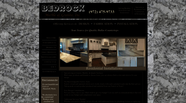 bedrockgranitedesigns.com