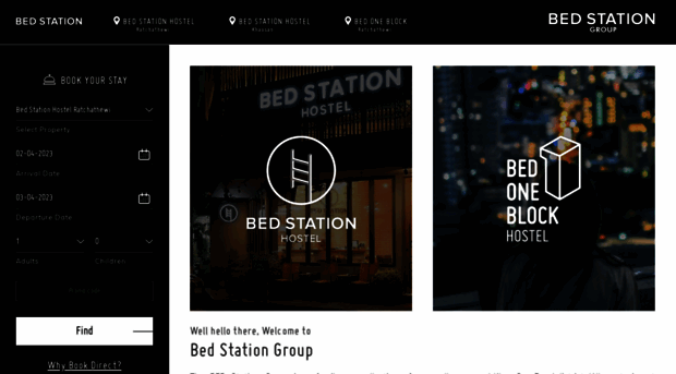 bedstationhostel.com