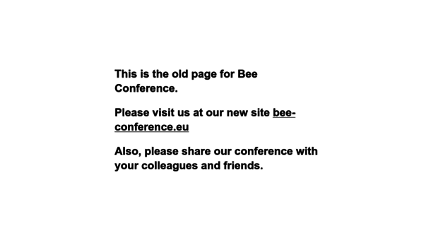 bee-conference.com