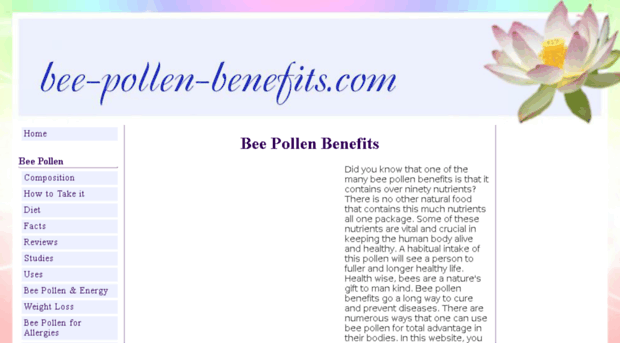 bee-pollen-benefits.com