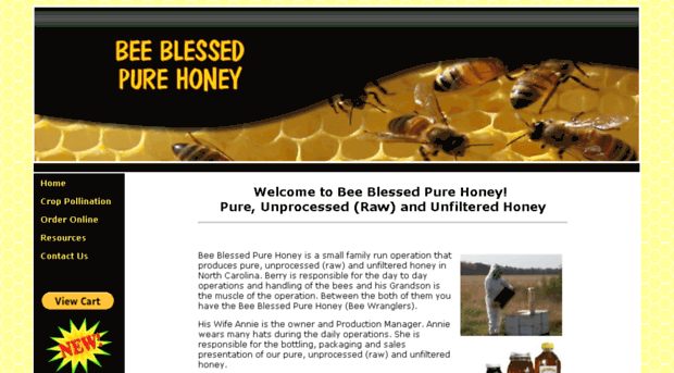 beeblessedpurehoney.com