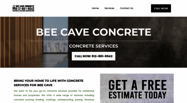 beecaveconcrete.com