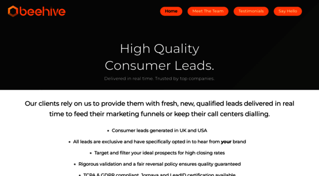 beehiveleads.com