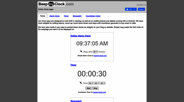 beepmyclock.com