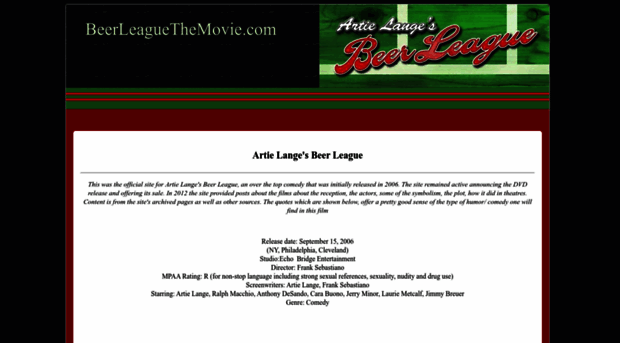 beerleaguethemovie.com