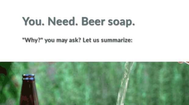 beersoap.com