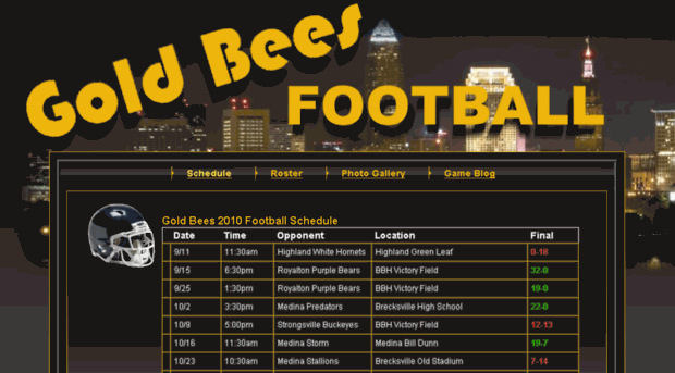 beesfootball.com