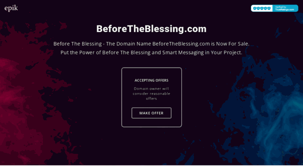 beforetheblessing.com