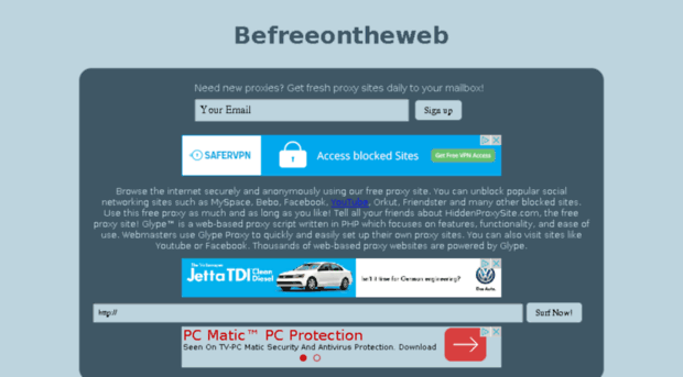 befreeontheweb.com