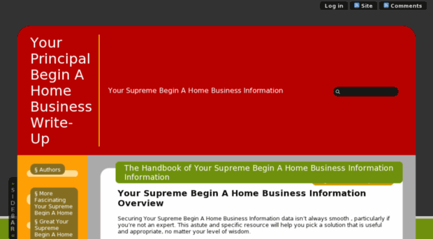 beginhomebusiness.net