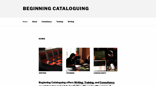 beginningcataloguing.com