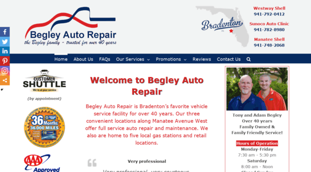 begleyautorepair.com