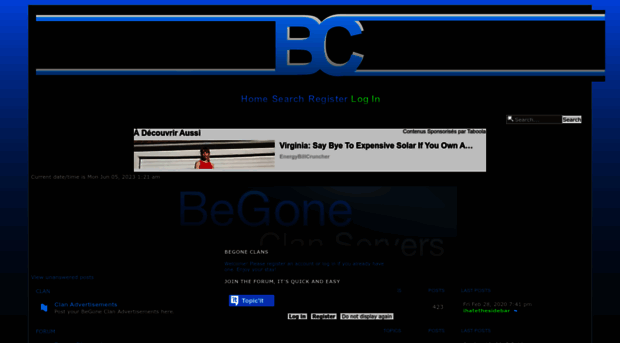begoneclans.forumotion.com