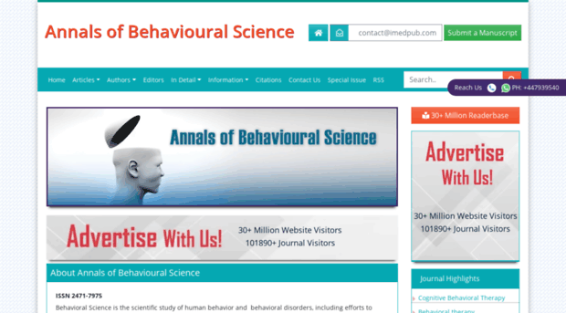 behaviouralscience.imedpub.com
