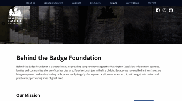 behindthebadgefoundation.org