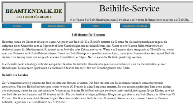 beihilfe.beamtentalk.de