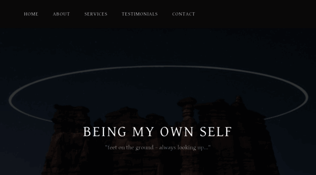 beingmyownself.com