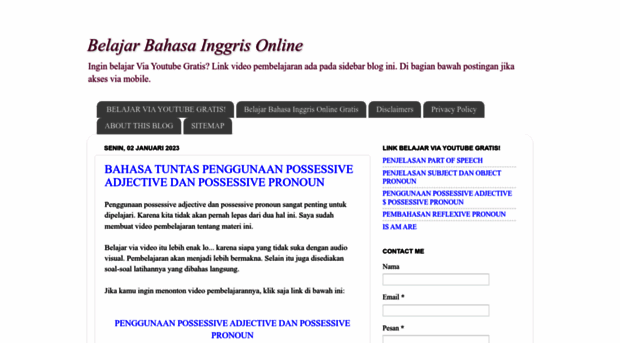 belajarbahasainggrisonlinegratis.blogspot.com