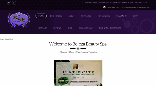 belezabeautyspa.com