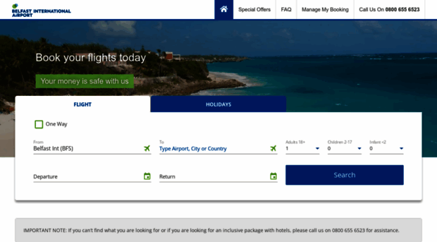 belfastinternational.airportdirecttravel.co.uk
