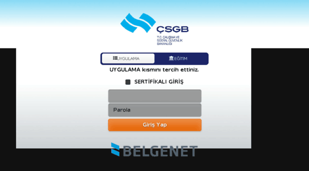 belgenet.csgb.gov.tr