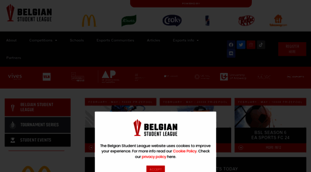 belgianstudentleague.be