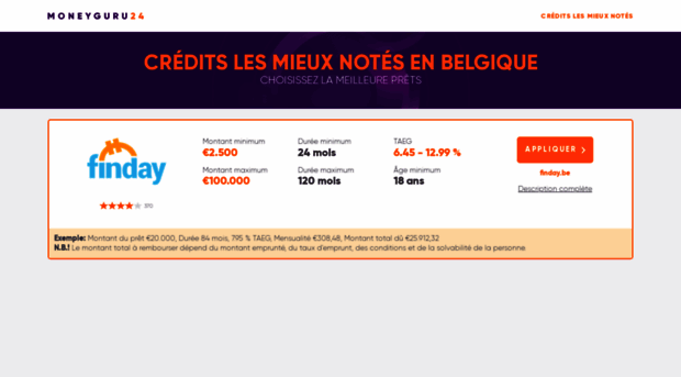 belgium-fr.moneyguru24.com