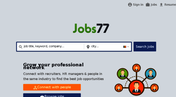 belgium.jobs77.com