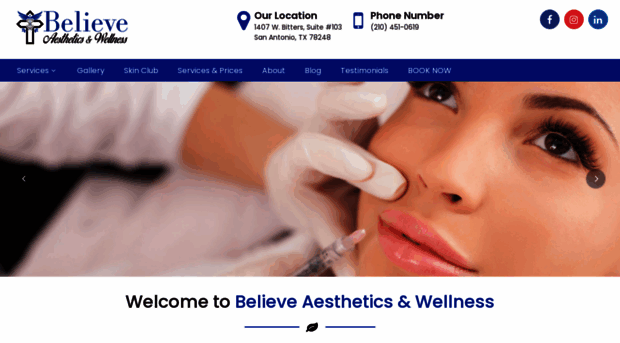 believeaesthetics.com