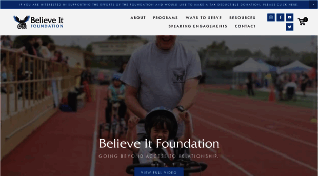 believeitfoundation.org