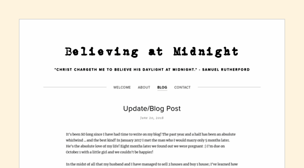 believingatmidnight.com