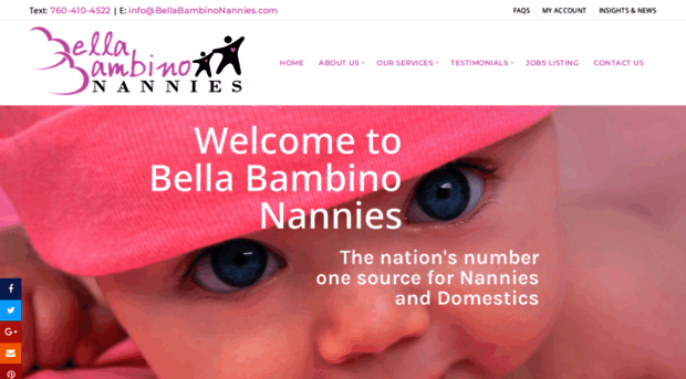 bellabambinonannies.com