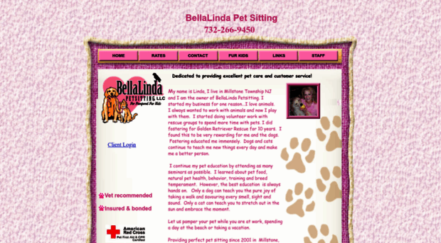 bellalindapetsitting.com